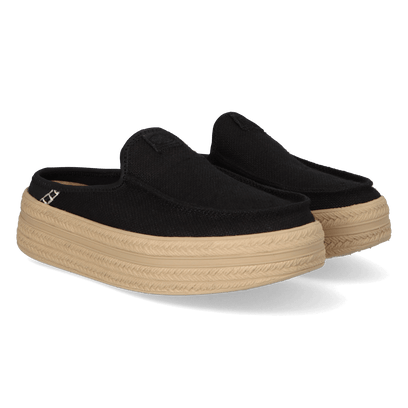 Austin Lift Espadrille Woven Dames Instappers Black