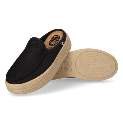 Austin Lift Espadrille Woven Dames Instappers Black