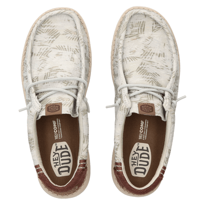 Wally Washed Palm Heren Instappers Harbor Green/Multi