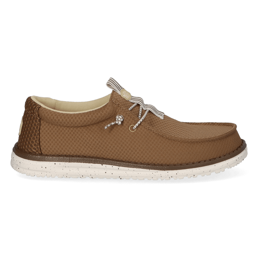 Wally Mesh Neutrals Heren Instappers Malt Brown/Multi