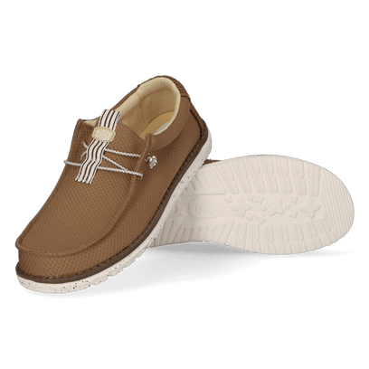 Wally Mesh Neutrals Heren Instappers Malt Brown/Multi