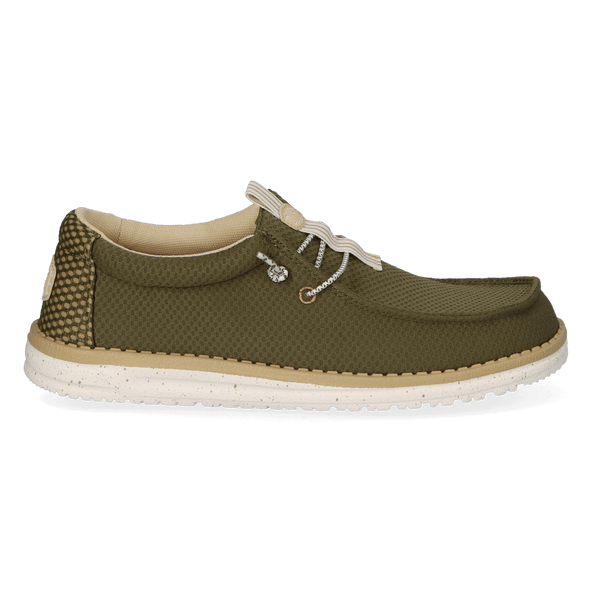 Wally Mesh Neutrals Heren Instappers Winter Green/Multi