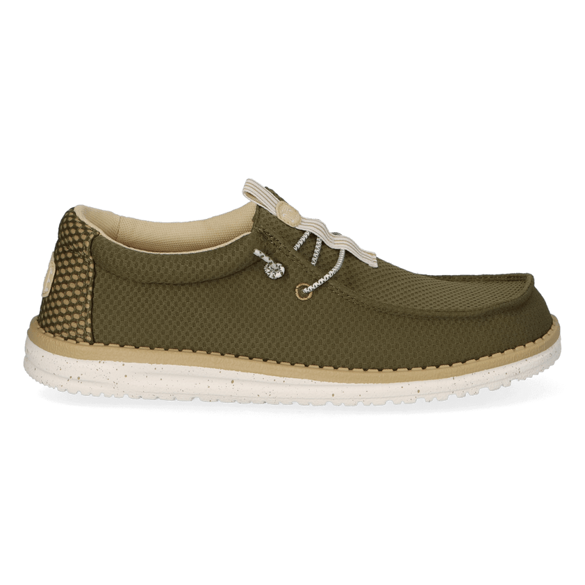 Wally Mesh Neutrals Heren Instappers Winter Green/Multi