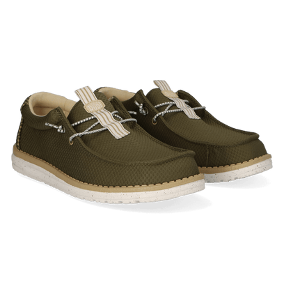 Wally Mesh Neutrals Heren Instappers Winter Green/Multi