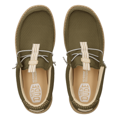 Wally Mesh Neutrals Heren Instappers Winter Green/Multi