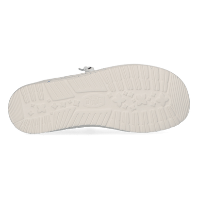 Wendy Stretch Speckle Dames Instappers White/Multi