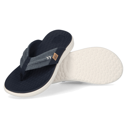 Finn Flip Braided Heren Teenslippers Navy