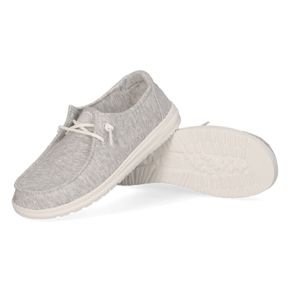 Wendy Stretch Jersey Dames Instappers Light Grey