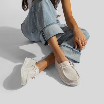 Wendy Stretch Jersey Dames Instappers Oatmeal