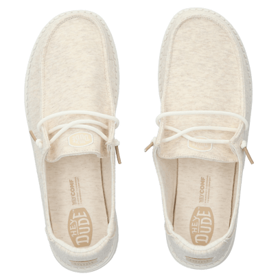 Wendy Stretch Jersey Dames Instappers Oatmeal