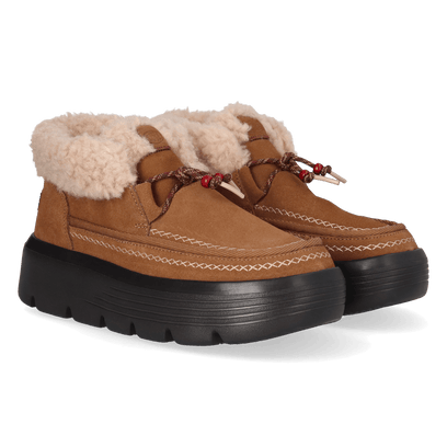 Austin Edge Lounge Dames Boots Suede Cognac