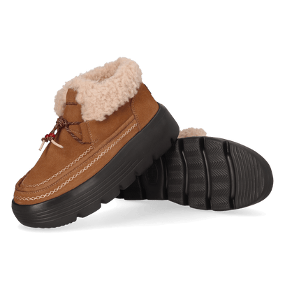 Austin Edge Lounge Dames Boots Suede Cognac