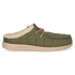 Wally Slip Camp Nylon Heren Instappers Burnt Olive/Sesame