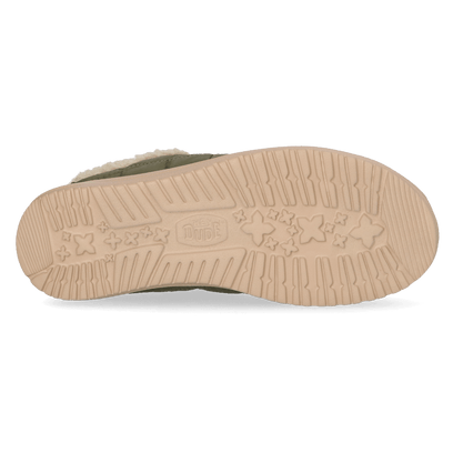 Wally Slip Camp Nylon Heren Instappers Burnt Olive/Sesame