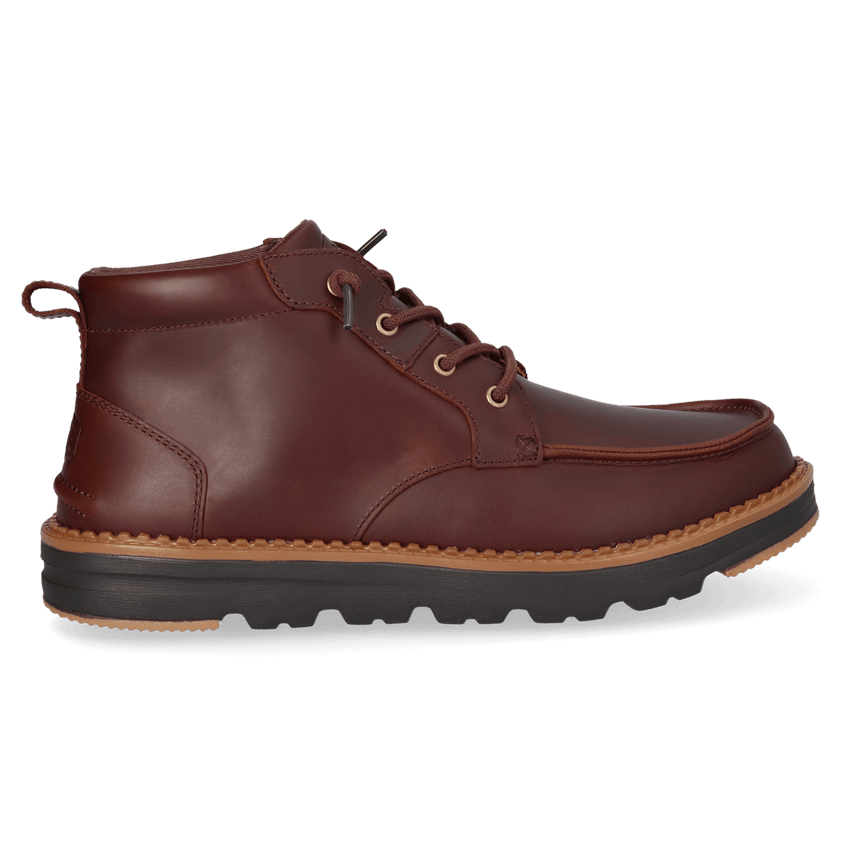 Flint Boot Leather Heren Boots Argan Oil/Chocolate Torte