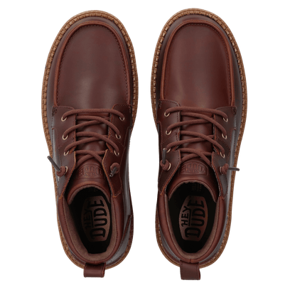 Flint Boot Leather Heren Boots Argan Oil/Chocolate Torte