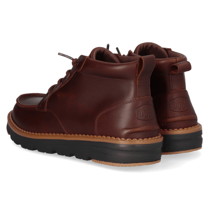 Flint Boot Leather Heren Boots Argan Oil/Chocolate Torte
