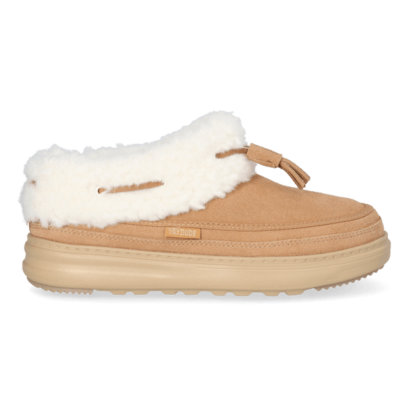Remi Toastee Lo Tassel Dames Instappers Suede Tan