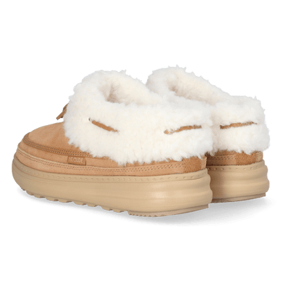 Remi Toastee Lo Tassel Dames Instappers Suede Tan