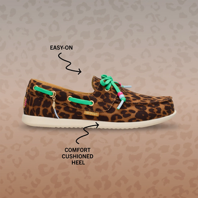 Harbor Lo Breeze Premium Dames Loafers Leopard