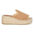 Ilenia-SD Dames Espadrilles Suede Camel