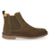 Isa-SY Dames Chelsea Boots Suede Caqui