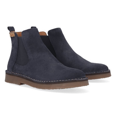 Isa-SY Dames Chelsea Boots Suede Ocean