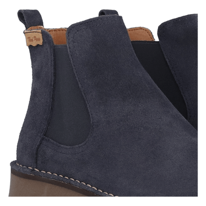 Isa-SY Dames Chelsea Boots Suede Ocean