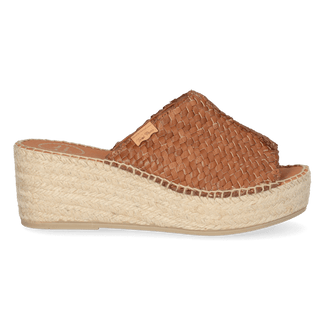 Isolda Dames Espadrilles Leer Cuiro
