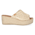 Isolda Dames Espadrilles Leer Plati