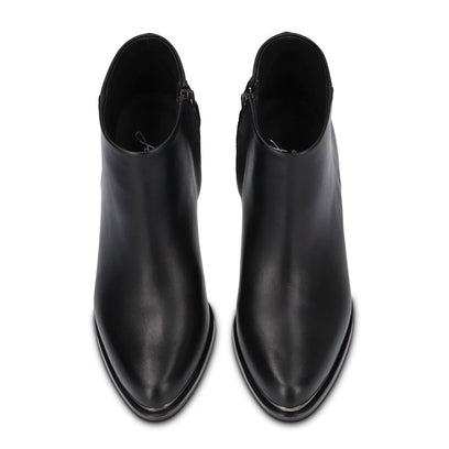 Bamboo Ankle Bootie Black