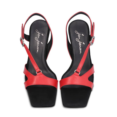 Duplex Rock Chique Sandal Red