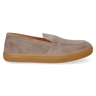 Joan Heren Loafers Suede Taupe