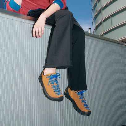 Jasper Dames Sneakers Suede Cathay Spice/Orion Blue