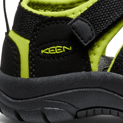 Newport H2 Younger Kids Sandalen Black/Lime Green