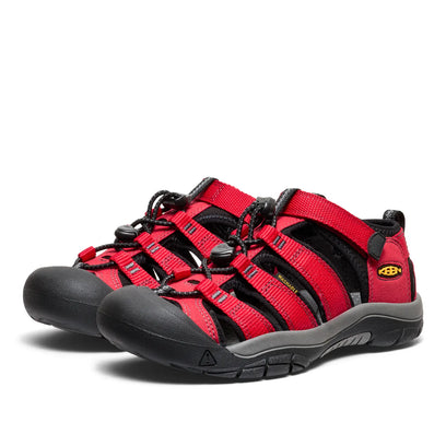 Newport H2 Older Kids Sandalen Ribbon Red/Gargoyle