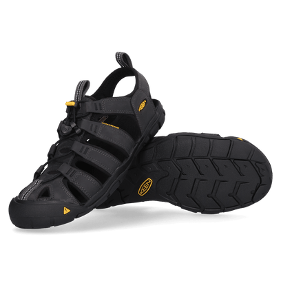 Clearwater CNX Heren Wandelsandalen Leer Magnet/Black