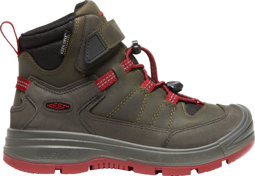 Redwood Mid Older Kids Wandelschoenen Steel Grey/Red Dahlia