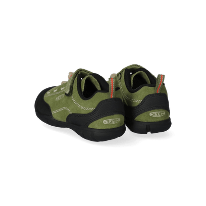 Jasper II Younger Kids Sneakers Suede Olive/Black