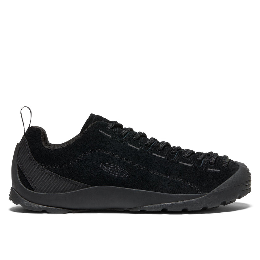 Jasper Heren Sneakers Suede Hairy Black/Black