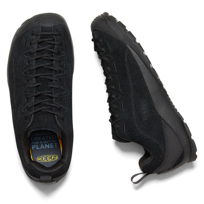 Jasper Heren Sneakers Suede Hairy Black/Black