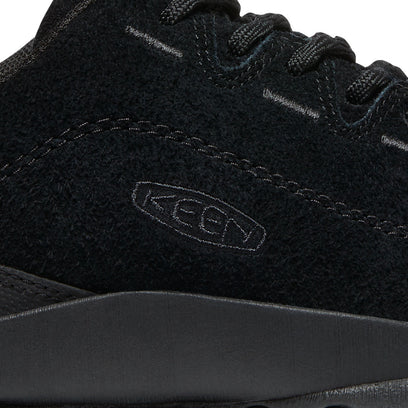 Jasper Heren Sneakers Suede Hairy Black/Black