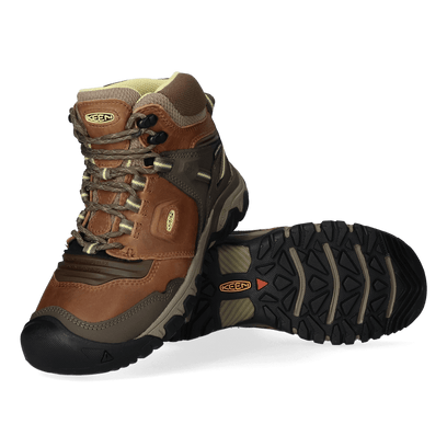 Ridge Flex Mid Dames Wandelschoenen Safari/Custard