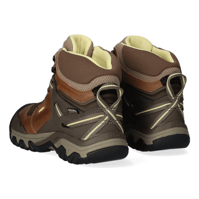 Ridge Flex Mid Dames Wandelschoenen Safari/Custard