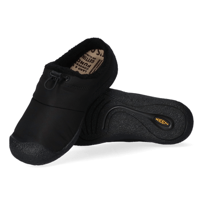 Howser III Slide Dames Slip-On Black Smooth Nylon