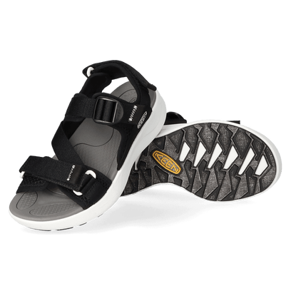 Elle Sport Backstrap Dames Sandalen Black/Steel Grey