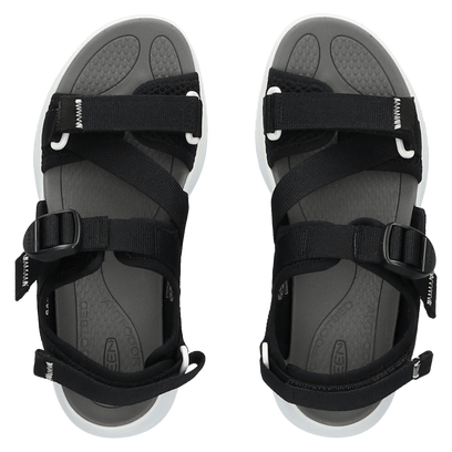 Elle Sport Backstrap Dames Sandalen Black/Steel Grey