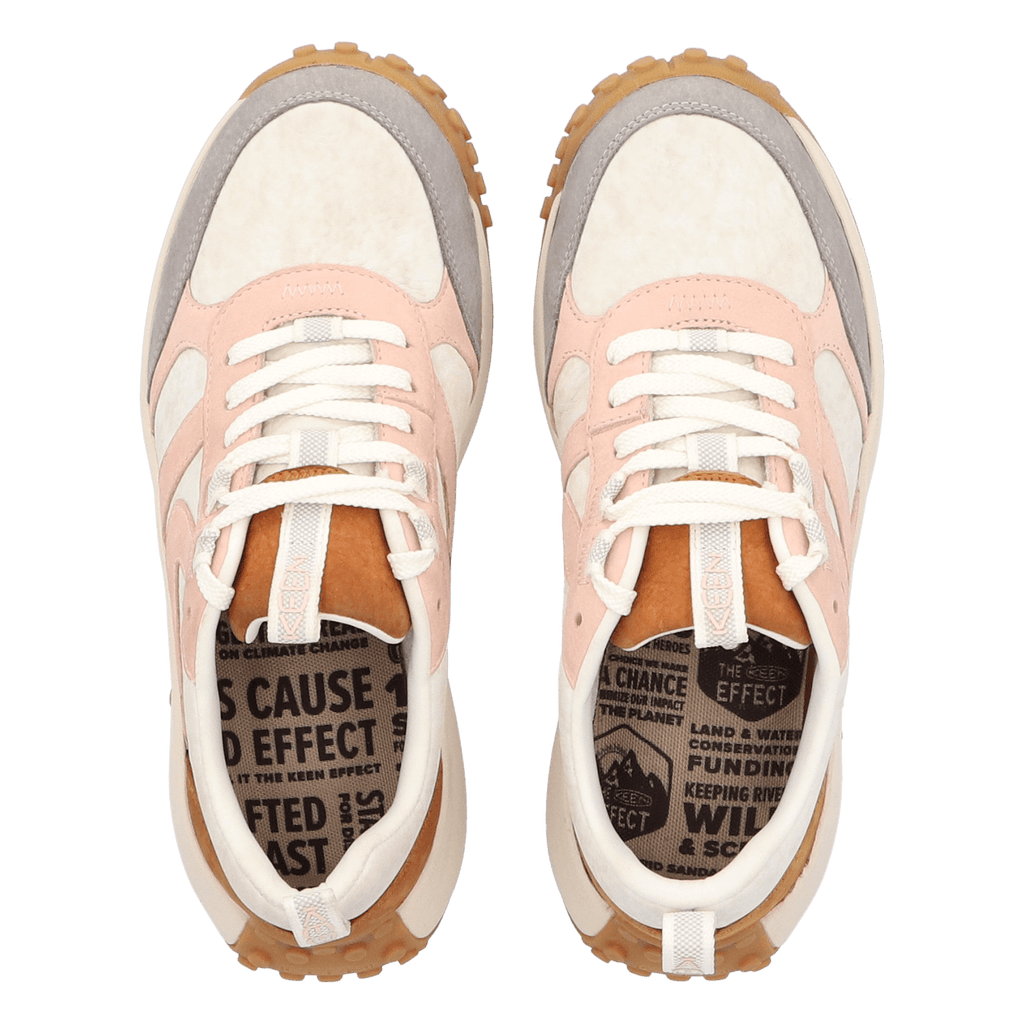 KS86 Leren Dames Sneakers KEEN Maple/Cameo Rose