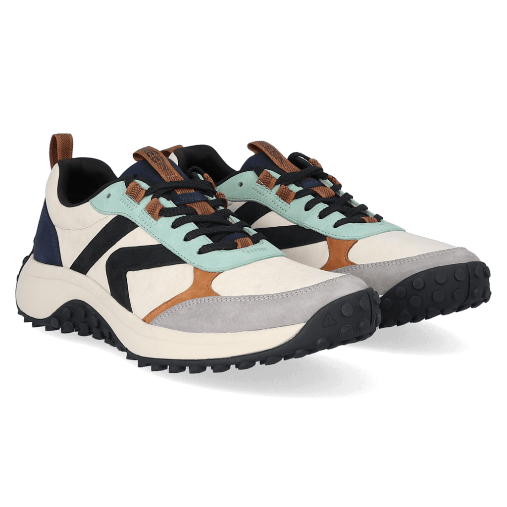 KS86 Leren Heren Sneakers Granite Green/Curry