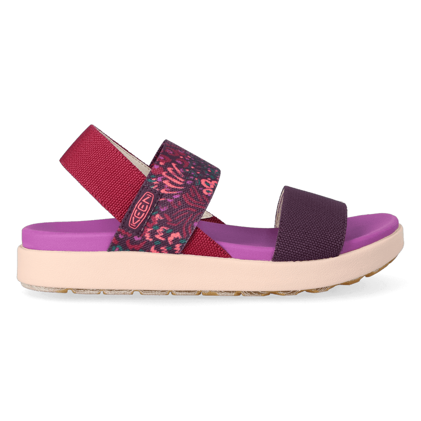 Elle Backstrap Dames Sandalen Beaujolais/Plum Perfect